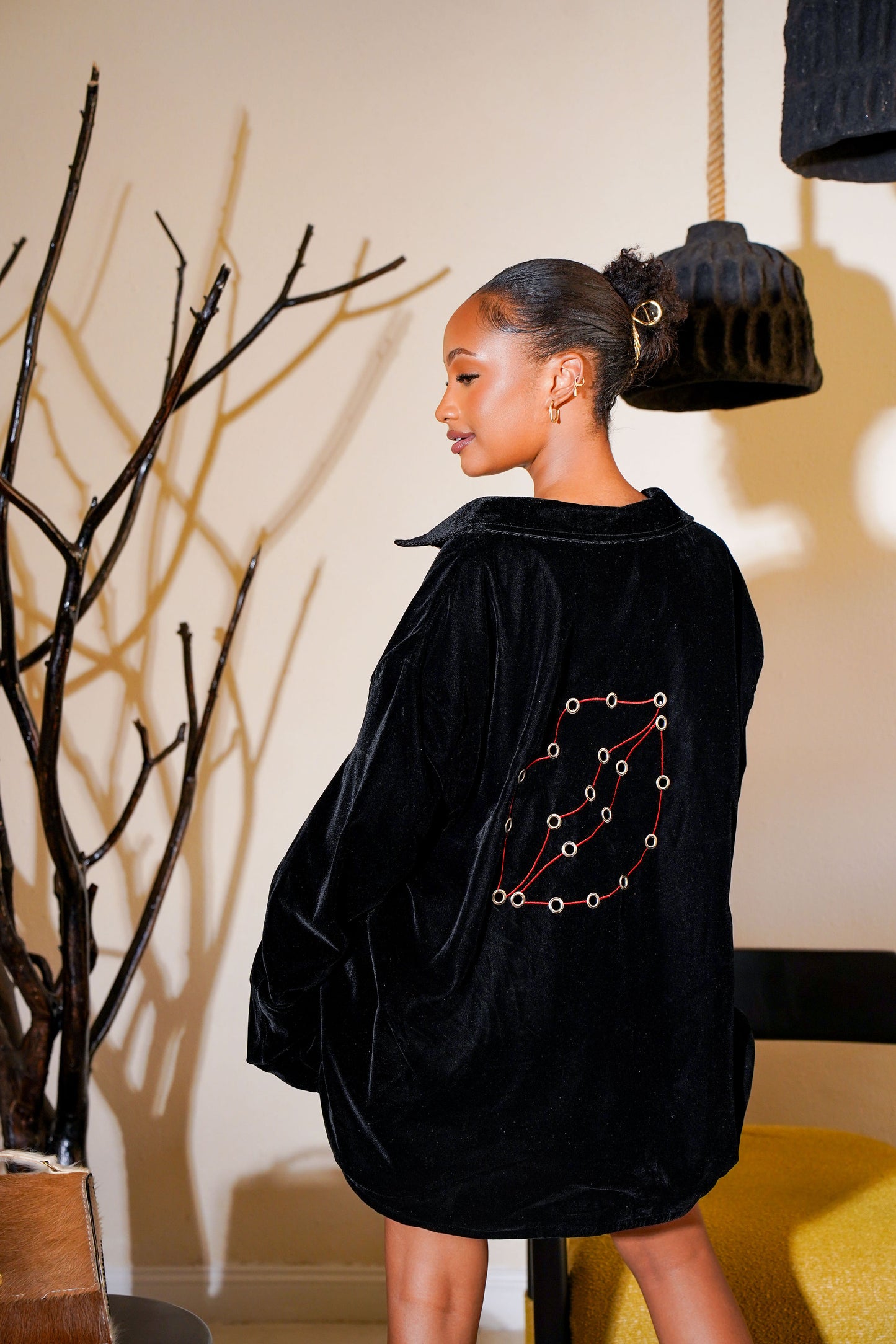 Embroidery kiss Jacket